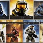 halo (2003) game icons banners