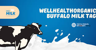 wellhealthorganic buffalo milk tag